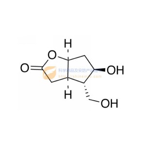 (-)-6-β-羟甲基-7-α-羟基-顺式-2-氧杂双环[3.3.0]辛-3-酮