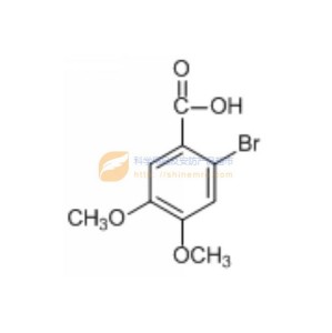 2-Bromo-4,5-dimethoxybenzoic acid, 6286-46-0, 98%, 5g